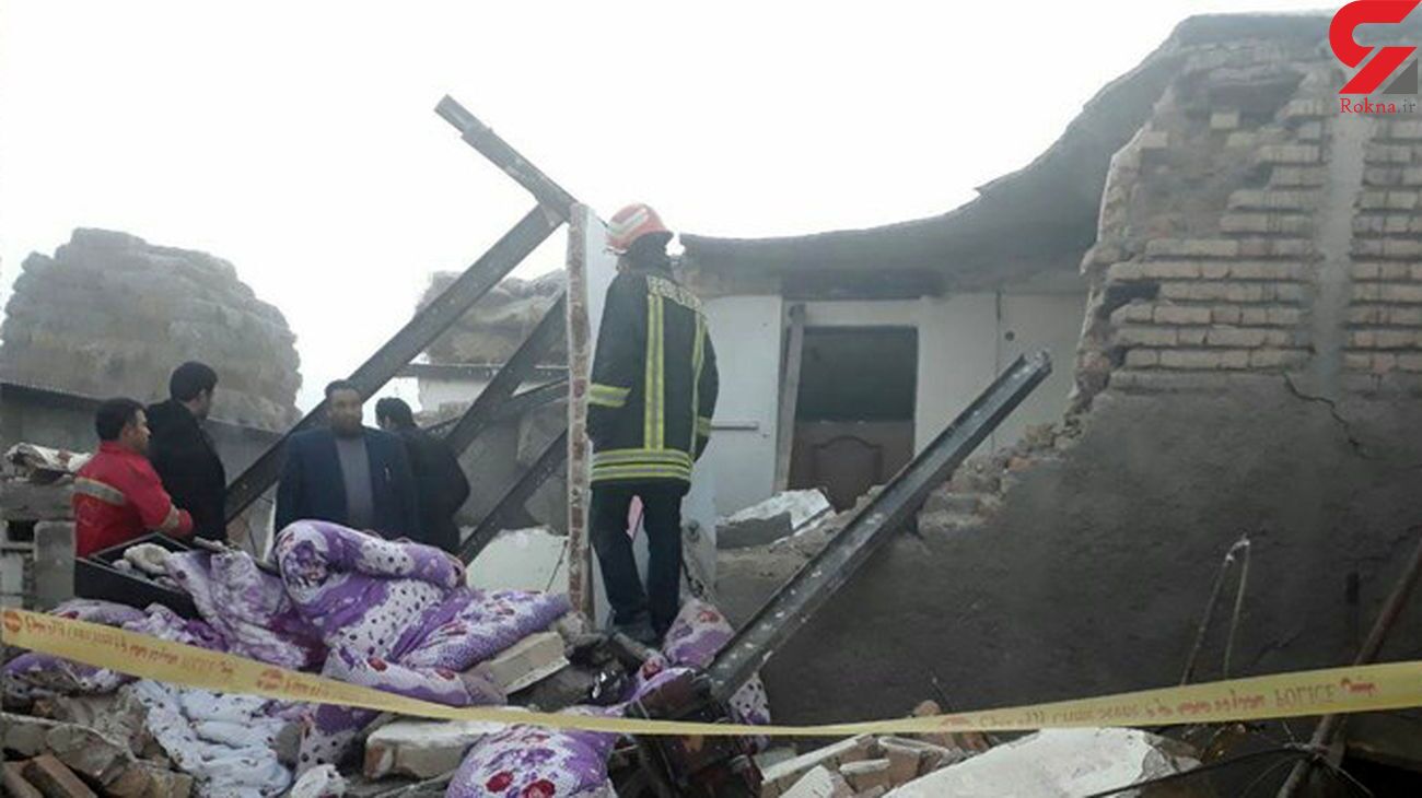 عکس انفجار مهیب منزل مسکونی در ایلام