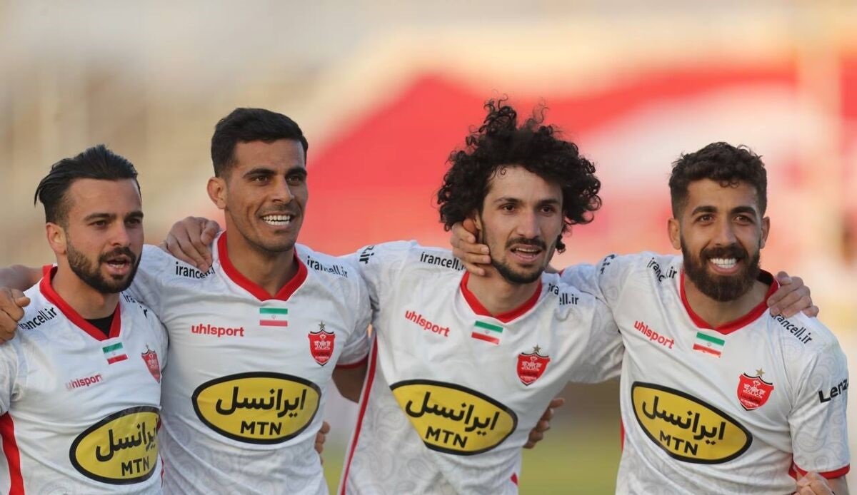 صحنه احساسی بعد از برد پرسپولیس