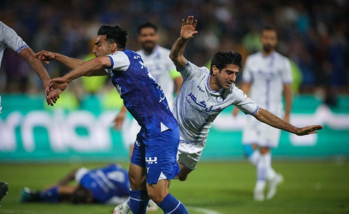 خوشحالی جالب ستاره استقلال پس از یک اتفاق