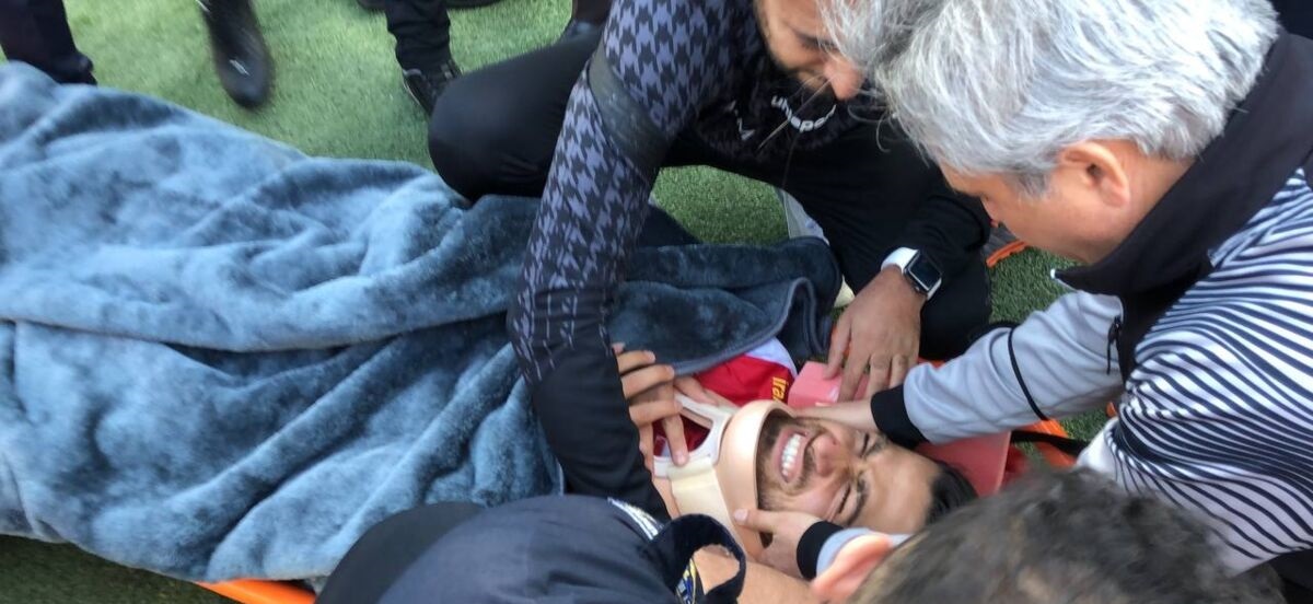 نظر پزشکان درخصوص مصدومیت ترسناک ستاره پرسپولیس