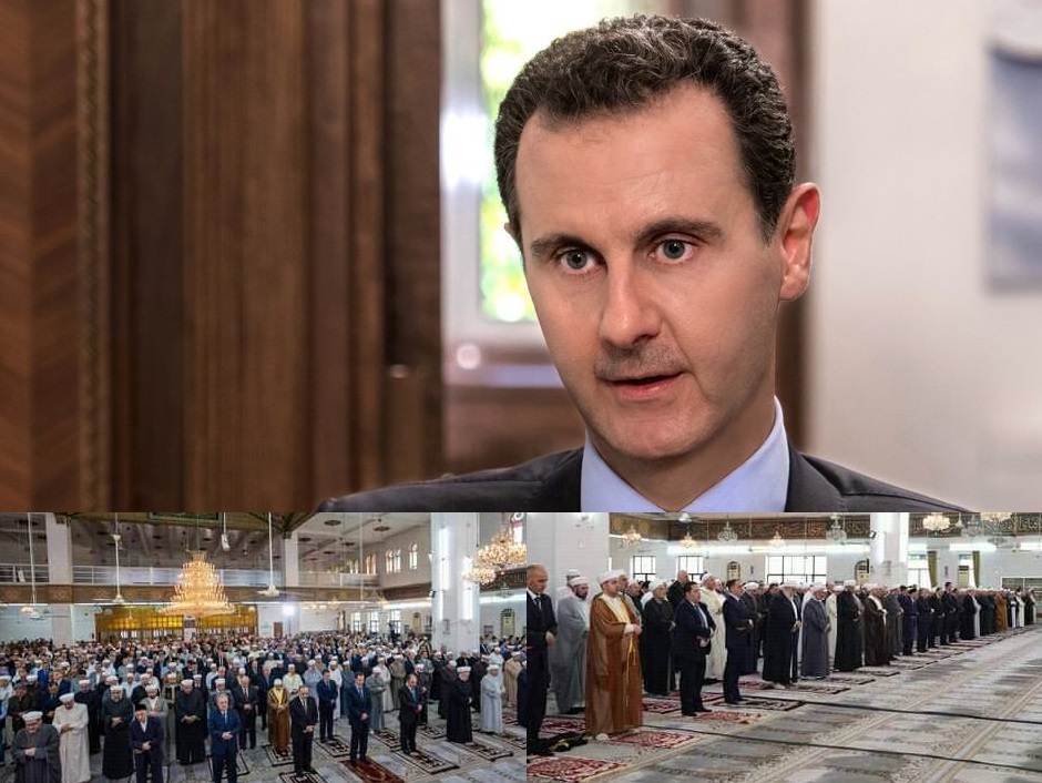 المنار: بشار اسد قبل از شرکت در نماز عید فطر کشته شد/ ترور ناموفق بود.  او در سلامت کامل است
