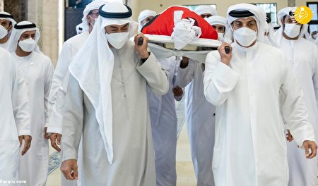 تشییع و خاکسپاری رئیس امارات/عکس