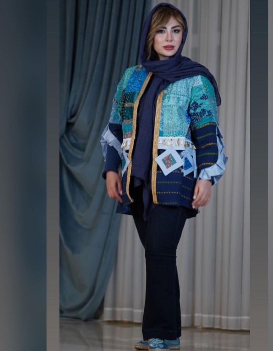 سلیقه آبیرنگ نیوشا ضیغمی در خانه میلیاردی/عکس