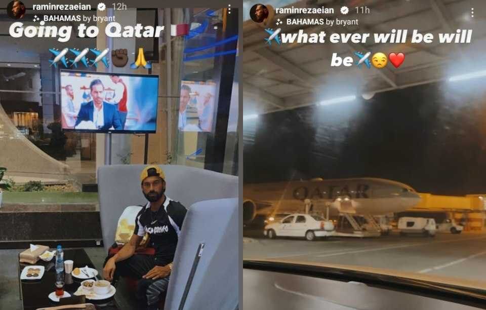 ستاره پرسپولیس ایران را به مقصد قطر ترک کرد