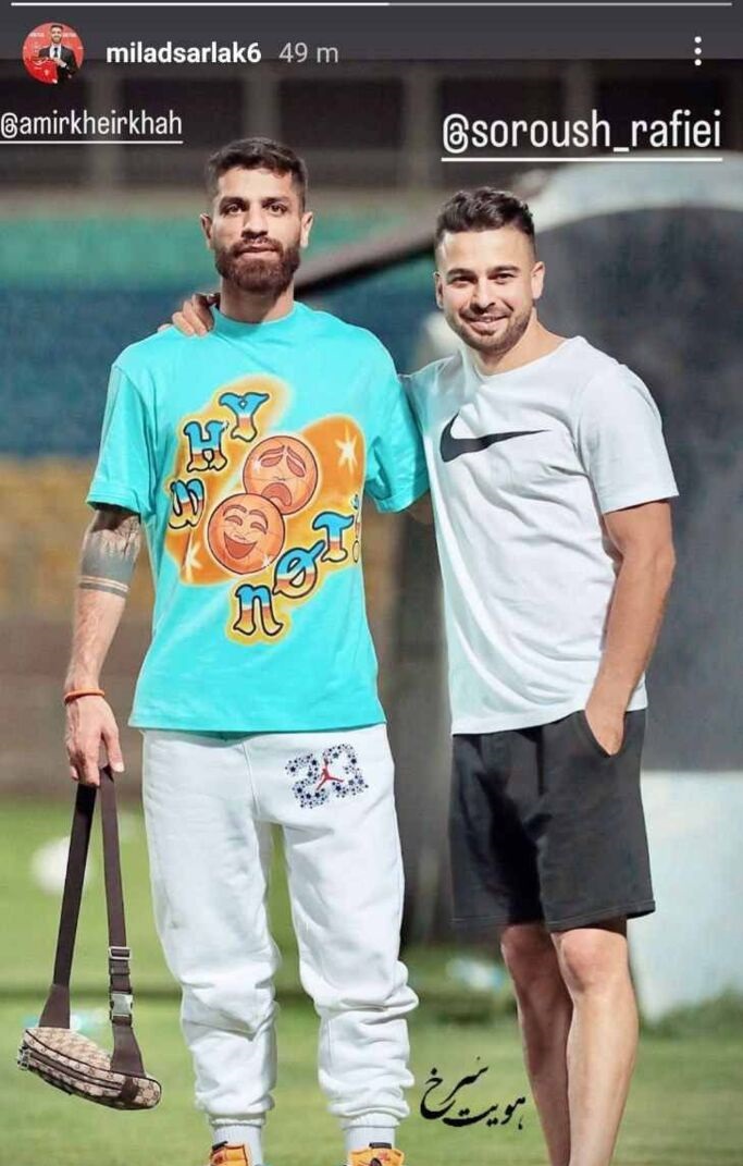 رابطه خوب زوج جدید پرسپولیس