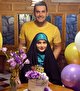 جشن تولد خانم مجری در کنار همسرش با تم بنفش/عکس