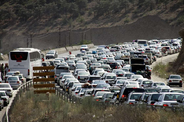 وضعیت جاده‌ها و راه ها، امروز ۱۴ شهریور ۱۴۰۱ / ترافیک سنگین در جاده چالوس