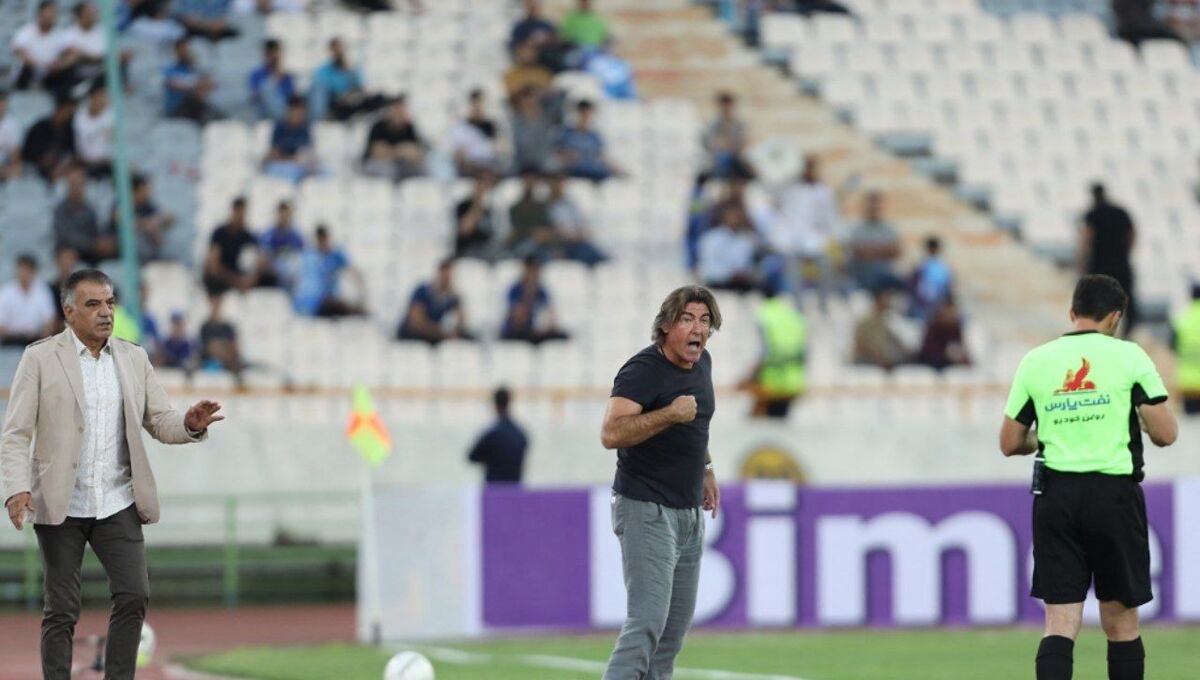 سوتی عجیب ساپینتو در دیدار با پیکان سوتی عجیب ساپینتو در دیدار با پیکان