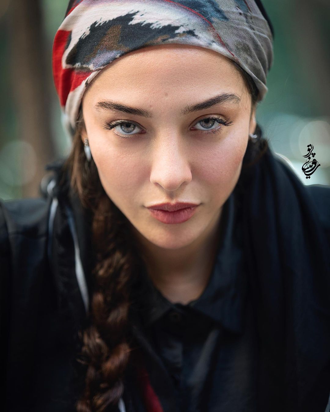 چهره فوق جذاب خانم بازیگر از نمای نزدیک/عکس