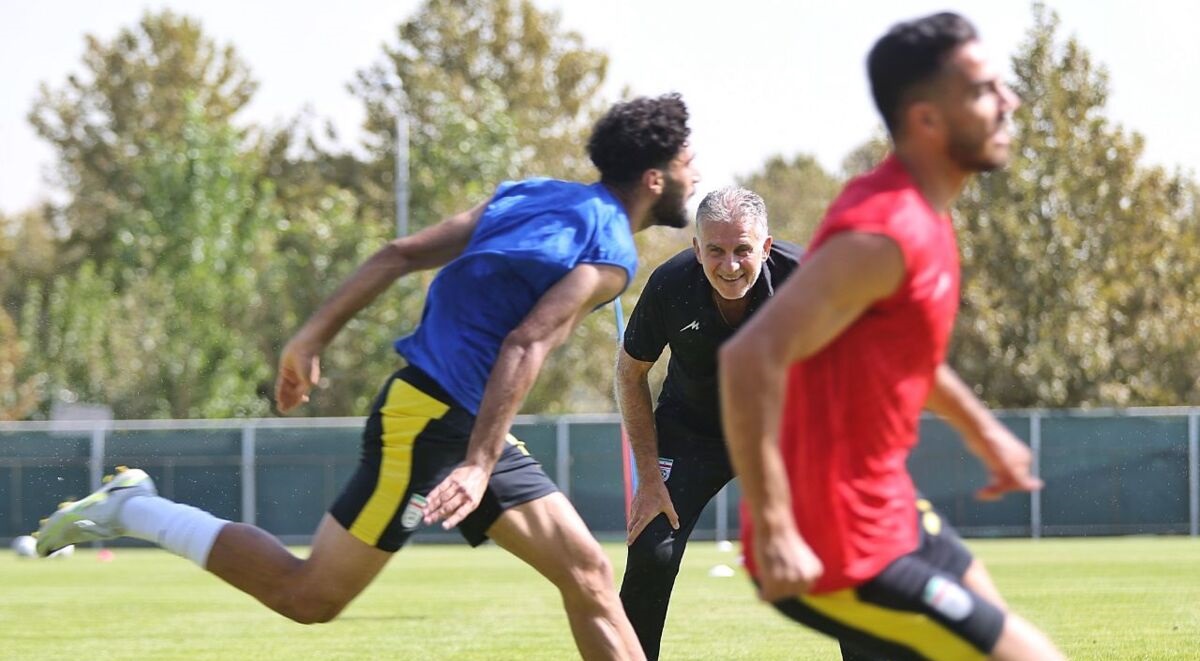 اقدام جالب کی روش در تمرینات تیم ملی