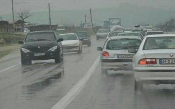 وضعیت جاده‌ها و راه‌ها، امروز ۱۰ آبان ۱۴۰۱ / بارش باران در جاده‌های ۵ استان