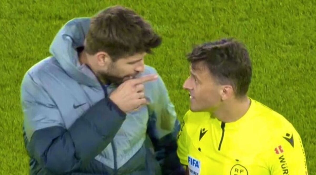 آخرین بازی جرارد پیکه جنجالی شد