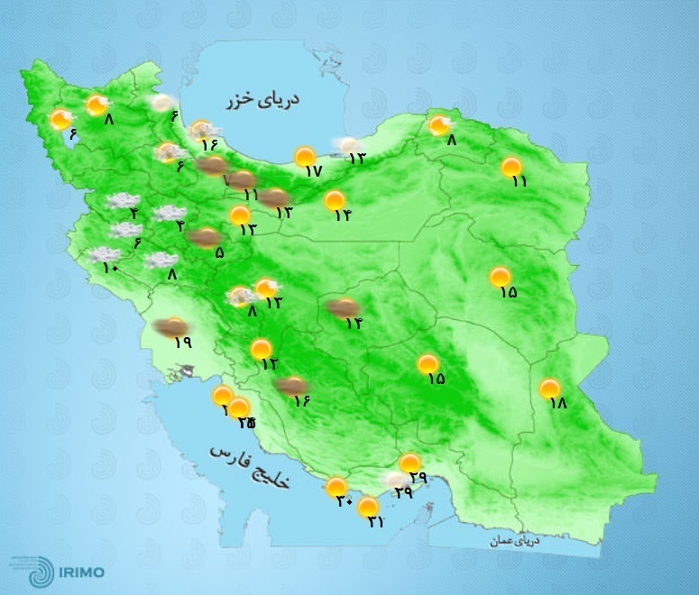 وضعیت آب و هوا، امروز ۲۵ آبان ۱۴۰۱ / احتمال وقوع سیل در برخی استان‌ها