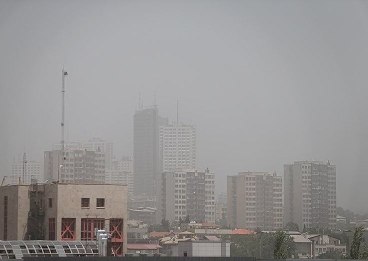 هوای پایتخت در وضعیت ناسالم برای گروه‌های حساس