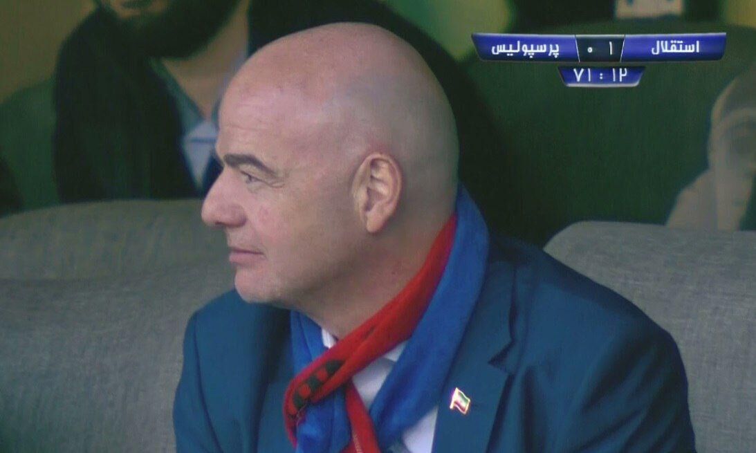 وقتی رئیس فیفا استقلالی شد