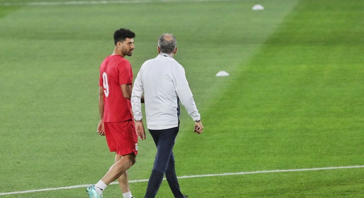 خوش و بش و قربون صدقه طارمی و کی روش