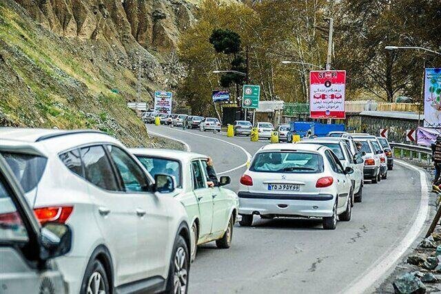 وضعیت جاده‌ها و راه‌ها، امروز ۳۱ فروردین ۱۴۰۲ / ترافیک پر حجم در چالوس و هراز / پلیس راه: تا جای ممکن از جاده چالوس کمتر تردد کنید