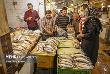 بازار ماهی فروشان آبادان/عکس