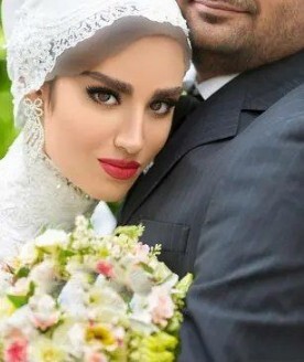 لو رفتن عکس عروسی هانیه غلامی در کنار شوهرش