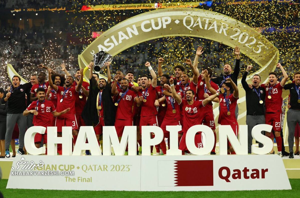 قطر با کمک بزرگ VAR قهرمان جام ملت‌ها شد/ عنابی‌ها جام را در خانه نگه داشتند و به کره رسیدند