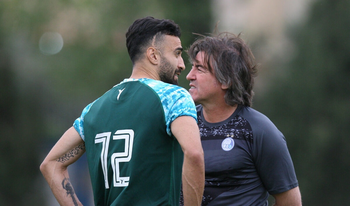 جلسه خصوصی ساپینتو با برگ آس استقلال