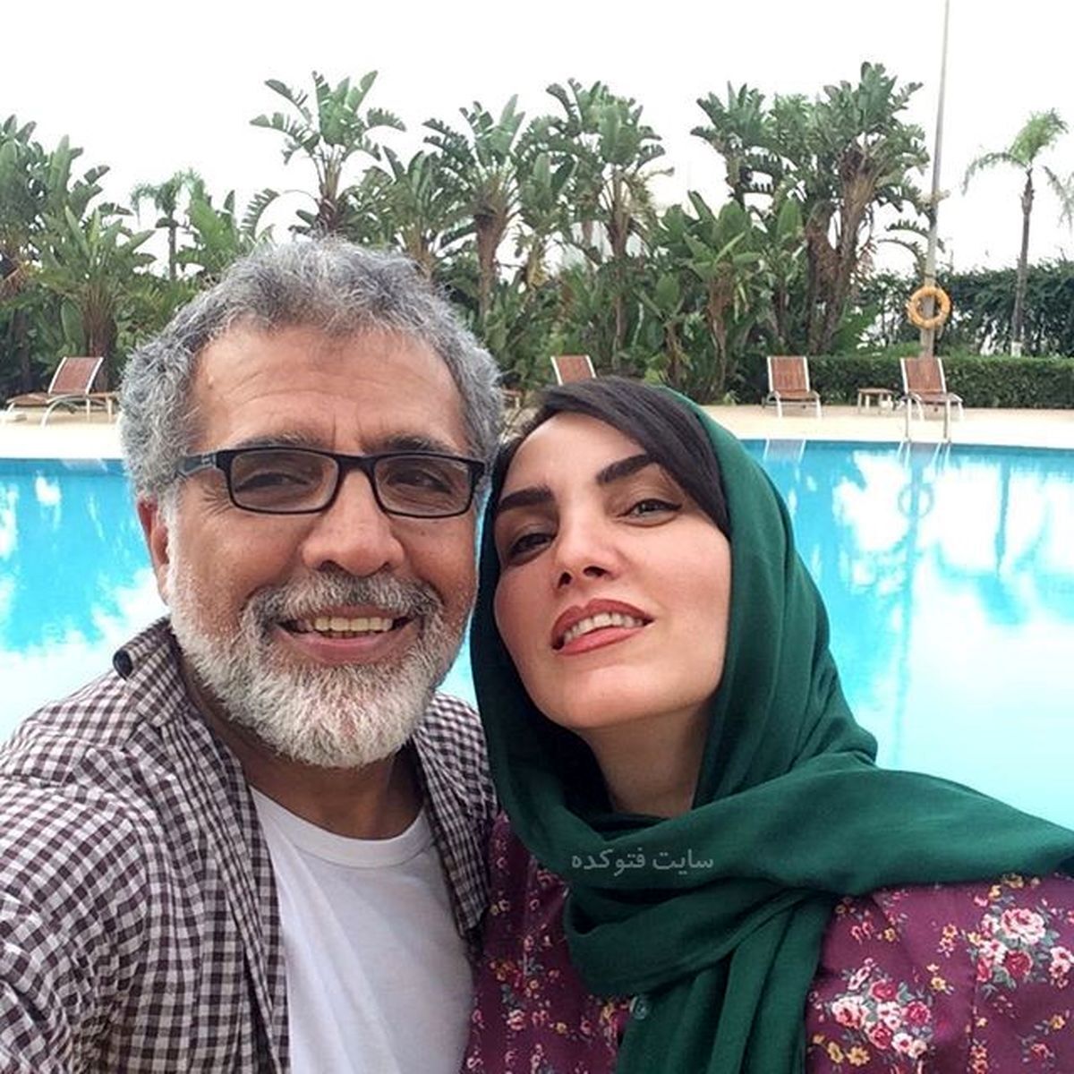 جنجال فاصله سنی زیاد بهروز افخمی و همسرش/عکس جنجال فاصله سنی زیاد بهروز افخمی و همسرش/عکس