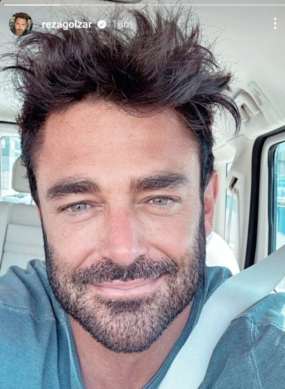 سلفی عجیب محمدرضا گلزار با قیافه ژولیده!
