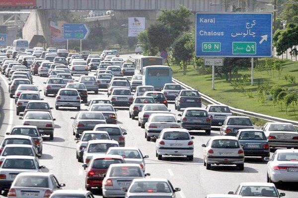 وضعیت جاده‌ها و راه‌ها، امروز ۱۳ خرداد ۱۴۰۲ / ترافیک نیمه سنگین در آزادراه تهران - شمال