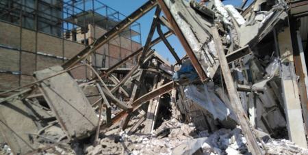 ادامه تخریب‌‌ها در جنوب شهر تهران پس از حادثه خلازیر