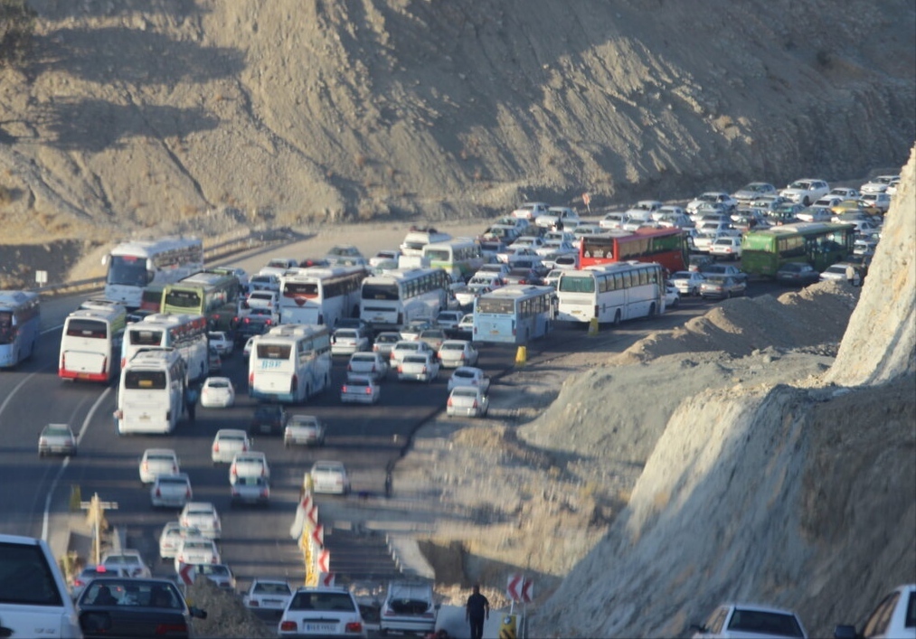 وضعیت جاده‌ها و راه‌ها، امروز ۹ شهریور ۱۴۰۲/ ترافیک سنگین در مسیر ایلام - مهران و برخی مسیرهای شمالی
