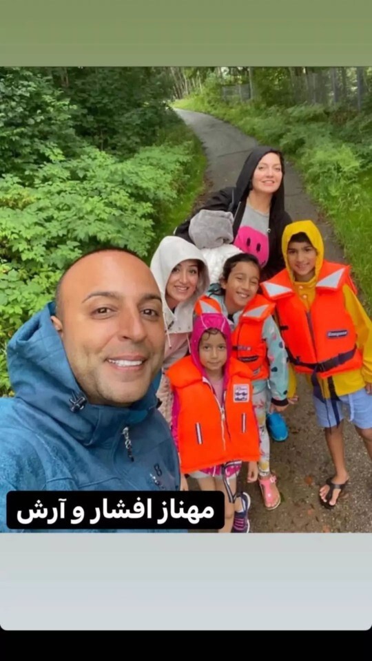صمیمیت بیش از حد مهناز افشار و آرش کار دستشان داد/عکس