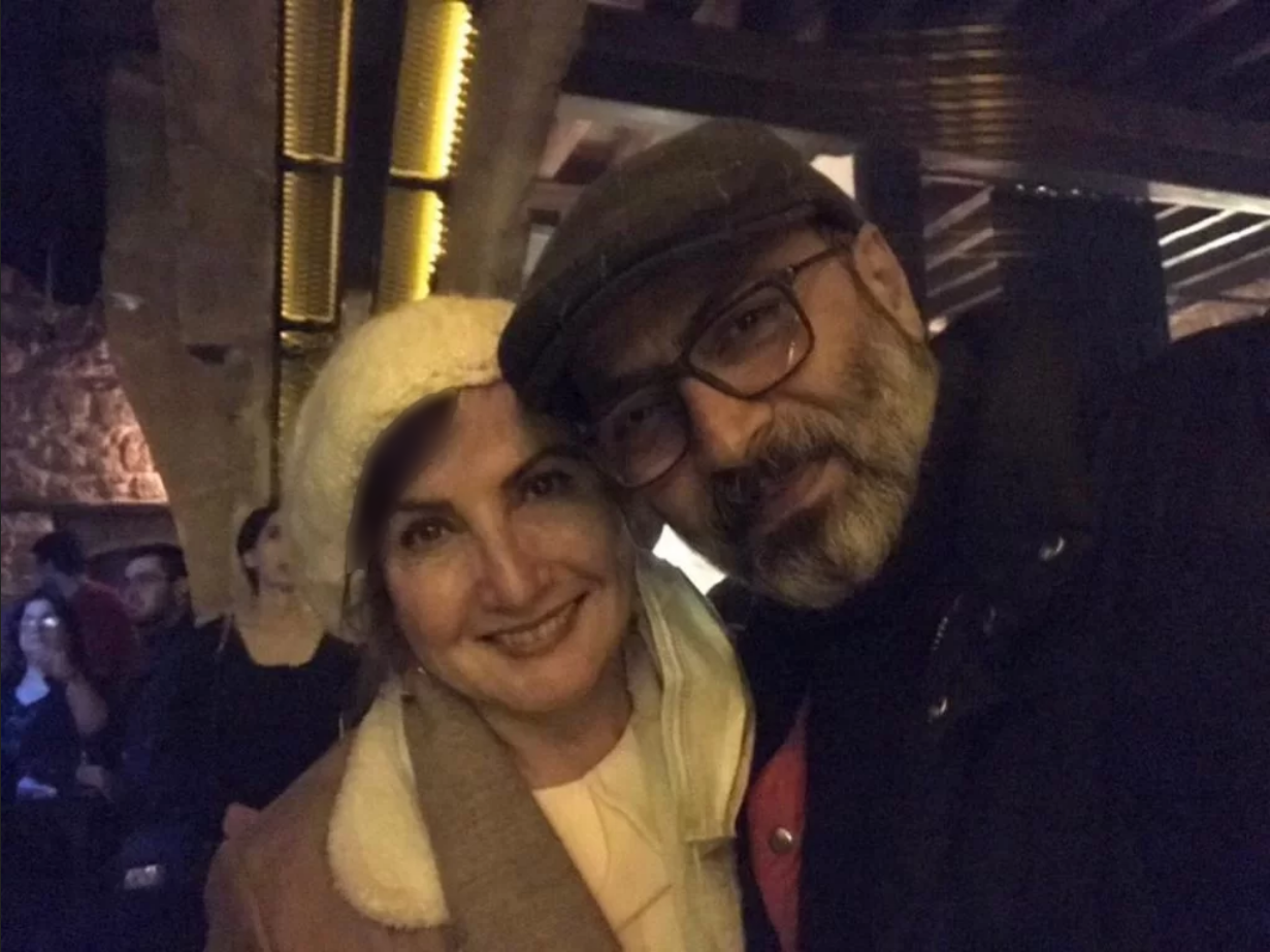 عکس سمی از خانم بازیگر محجبه در خارج