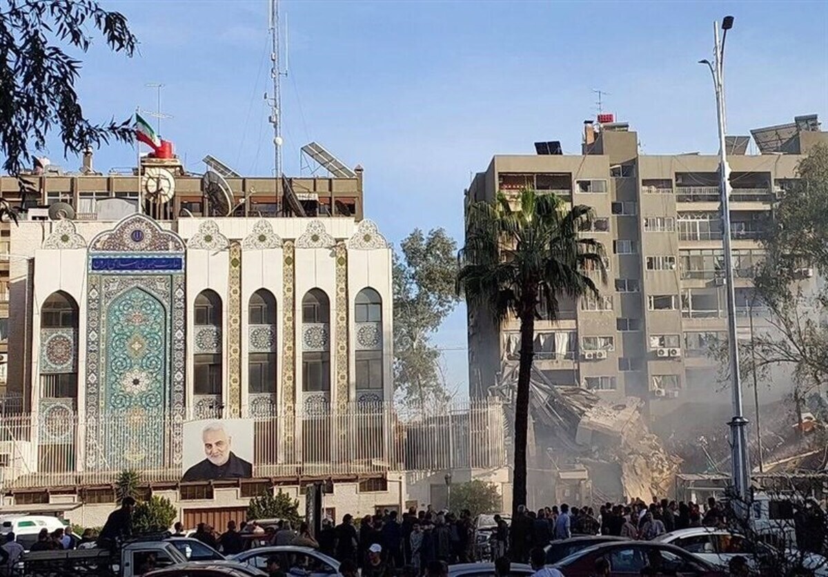 حمله اسرائیل به ساختمان مجاور سفارت ایران در سوریه/ساختمان کنسولگری ویران شد /چندین نفر شهید شدند