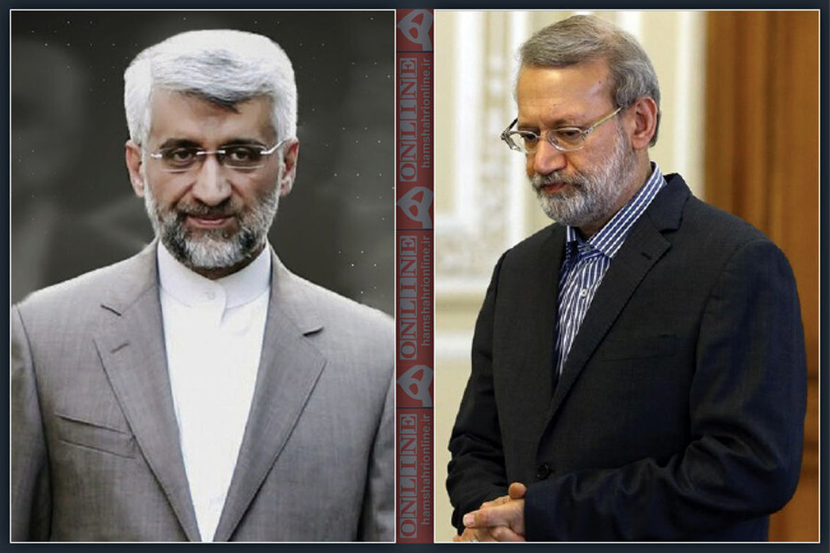 اولین دوگانه انتخاباتی؛ جلیلی - لاریجانی اولین دوگانه انتخاباتی؛ جلیلی - لاریجانی