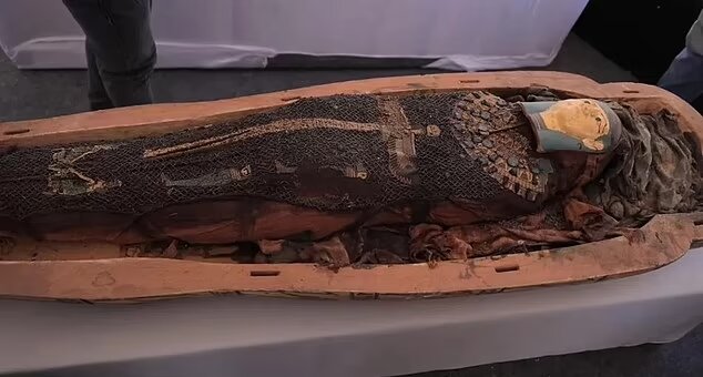 تصویر «سیمپسون‌ها» روی تابوت 3500 ساله مصری!