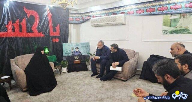 ملاقات شهردار تهران با جمیله علم الهدی | زاکانی پیشنهاد تشکیل خانه موزه رئیسی را داد