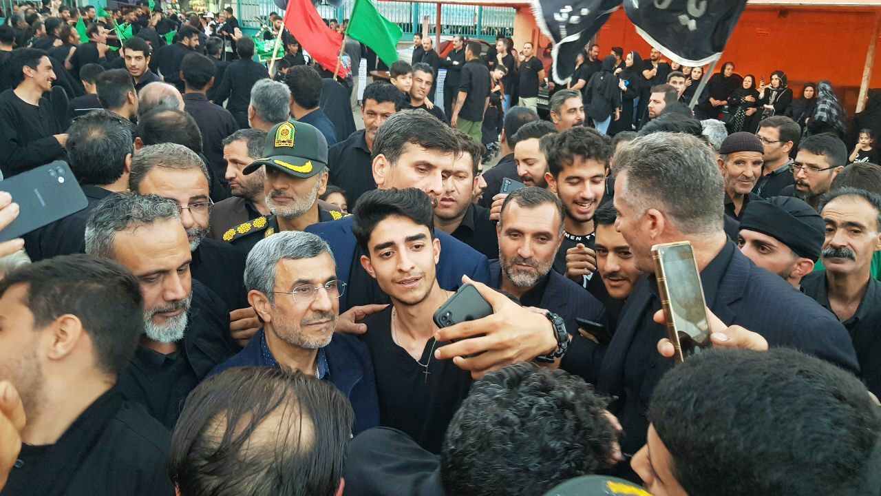اولین حضور احمدی‌نژاد بعد از جنجال تصاویر ترکیه