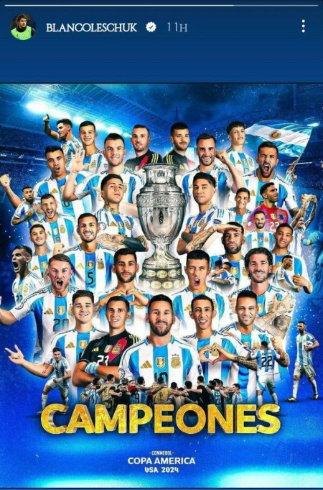 واکنش مهاجم استقلال به قهرمانی آرژانتین