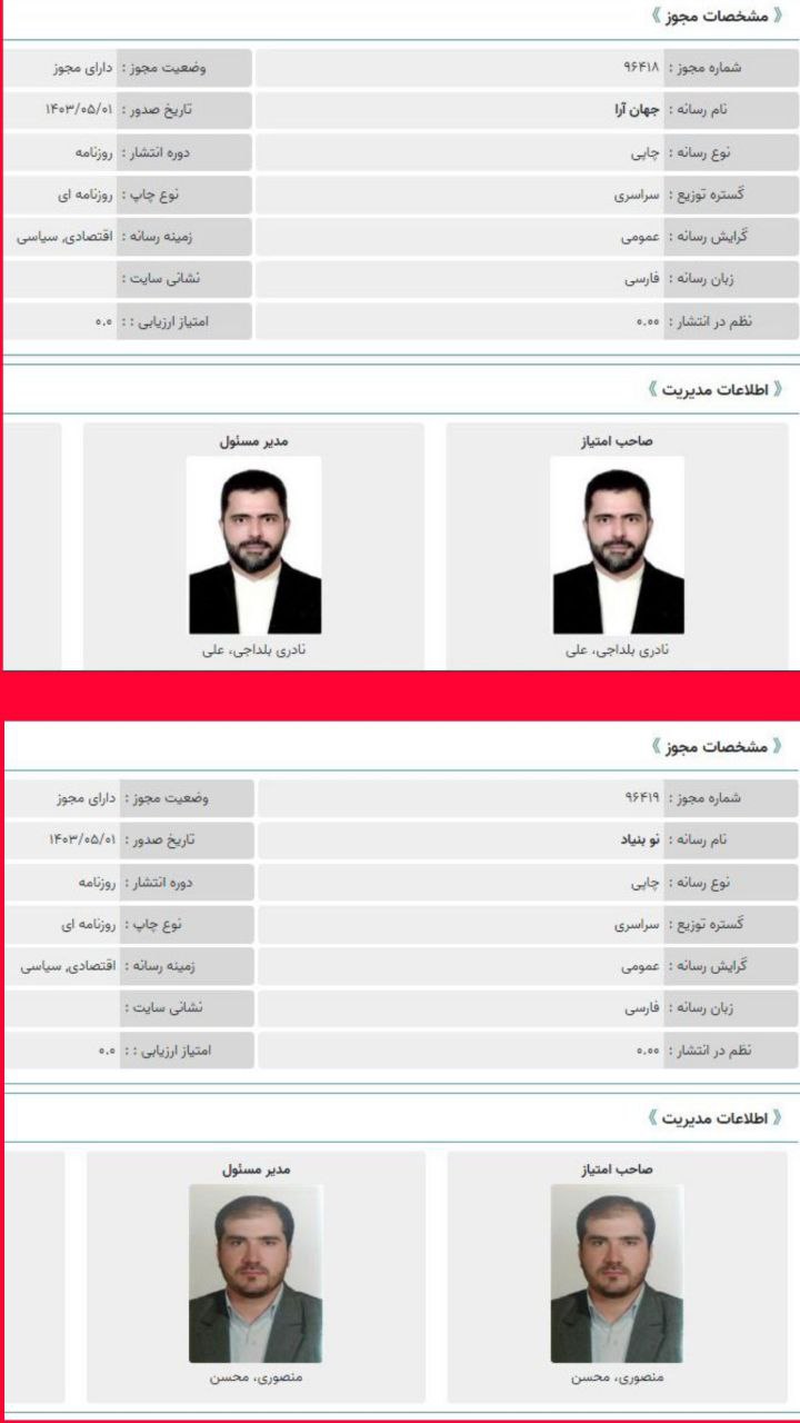 رئیس ستاد انتخاباتی جلیلی، روزنامه تاسیس کرد!