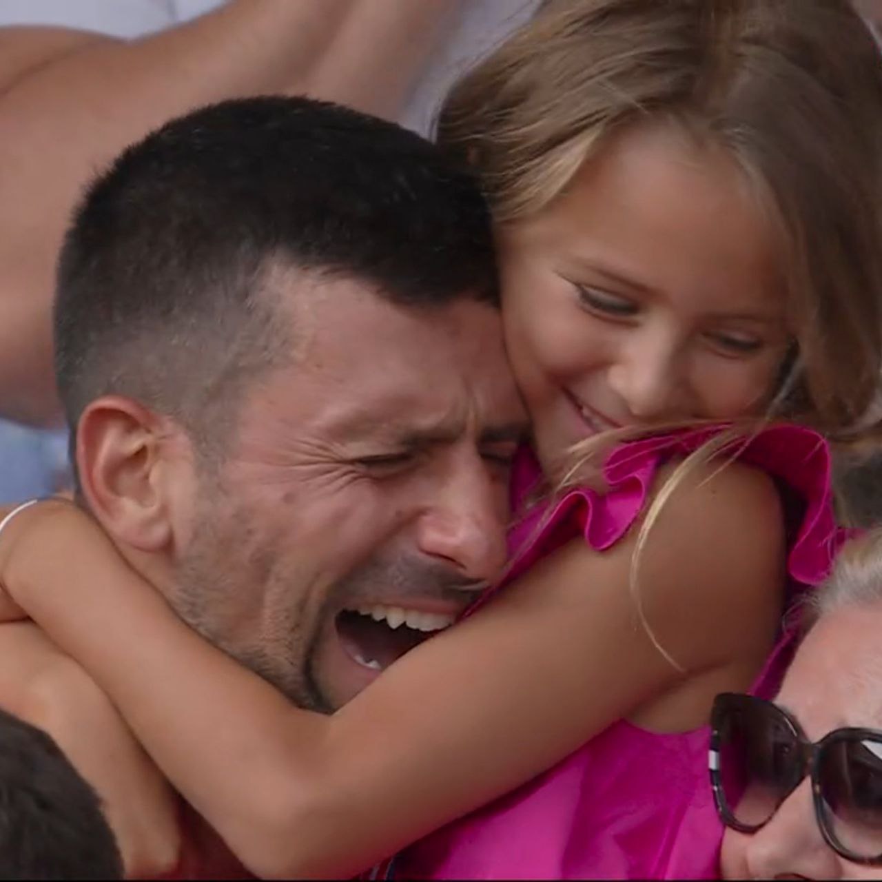 اشک‌های جوکوویچ در آغوش دخترش بند نمی‌آمد!