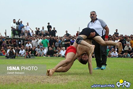 برگزاری مسابقات کشتی لوچو در مازندران/عکس