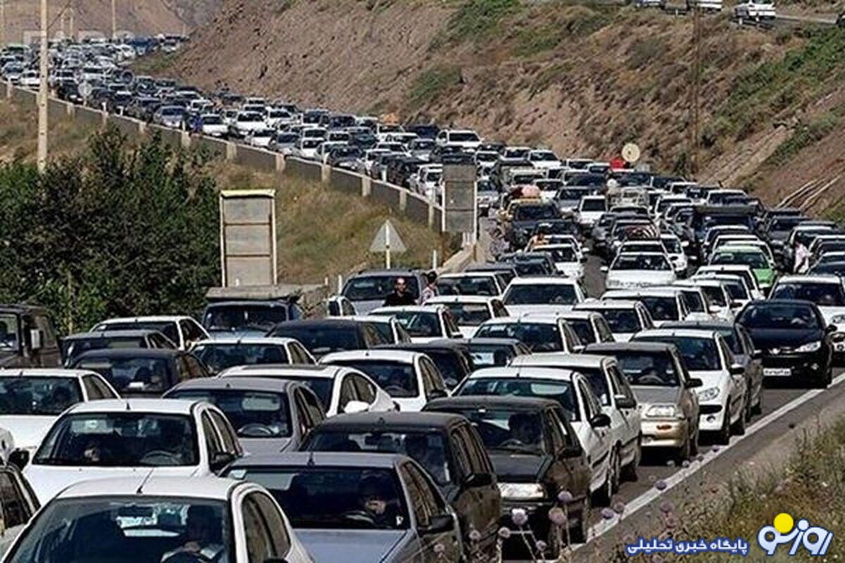 وضعیت جاده‌ها و راه ها، امروز ۵ مهر ۱۴۰۳؛ ترافیک سنگین در مسیر جنوب به شمال جاده‌های چالوس و هراز و آزادراه تهران-شمال