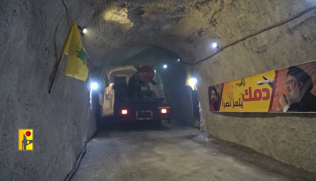 حزبالله از شهر زیرزمینی موشکیاش رونمایی کرد
