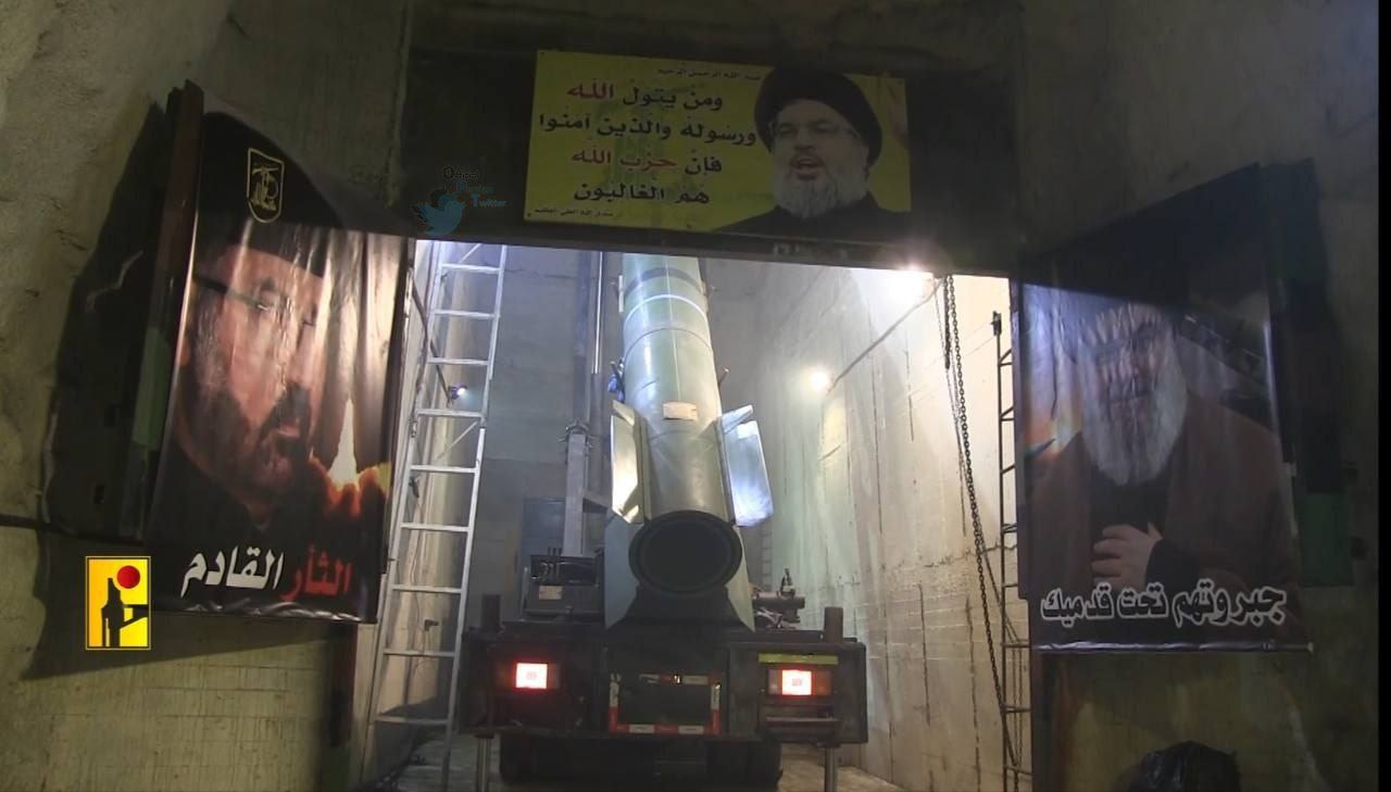 حزبالله از شهر زیرزمینی موشکیاش رونمایی کرد