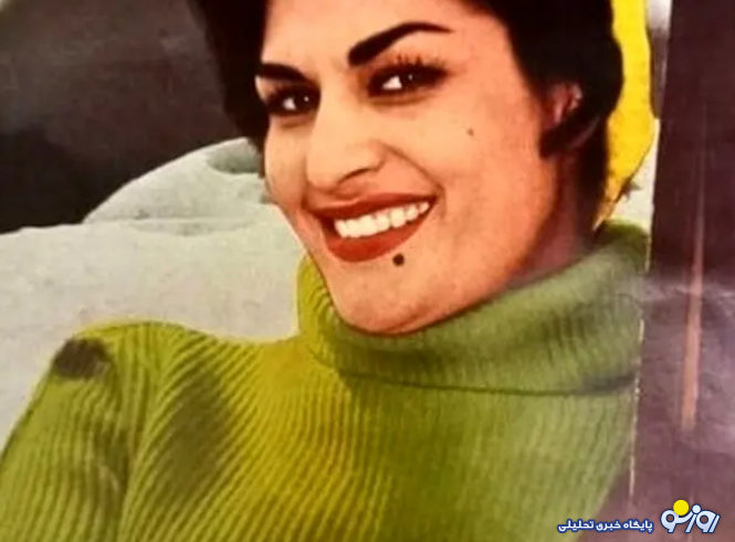 ژاله علو در جوانی در هوای برفی ژاله علو در جوانی در هوای برفی