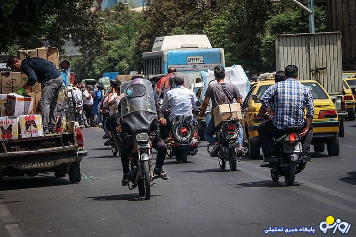 موتورسواران خطرناک در تهران!