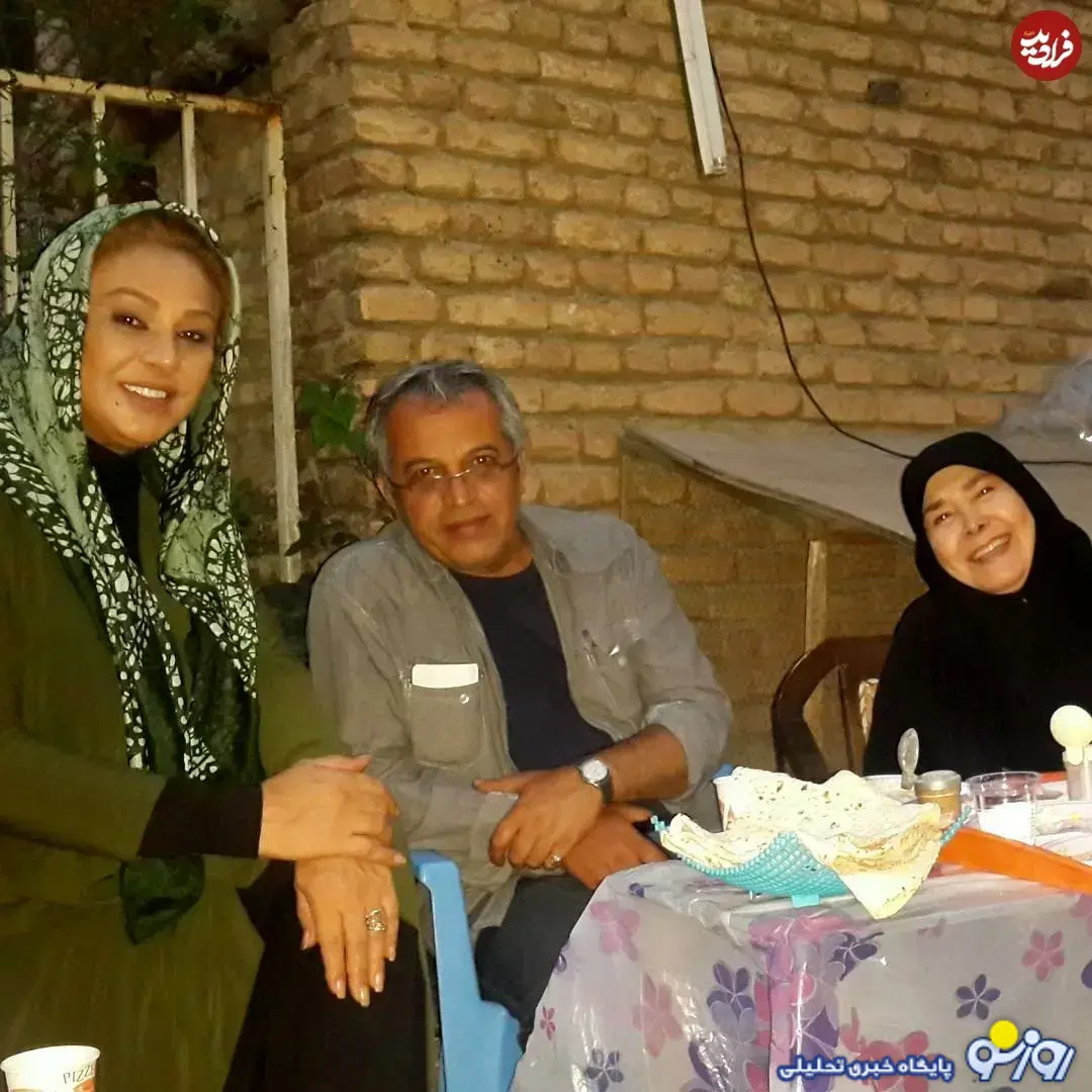 آفرین عبیسی ۶۴ ساله کنار نسرین مقانلو