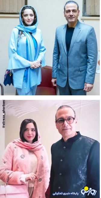 صمیمیت عجیب علیرضا قربانی و بهنوش طباطبایی