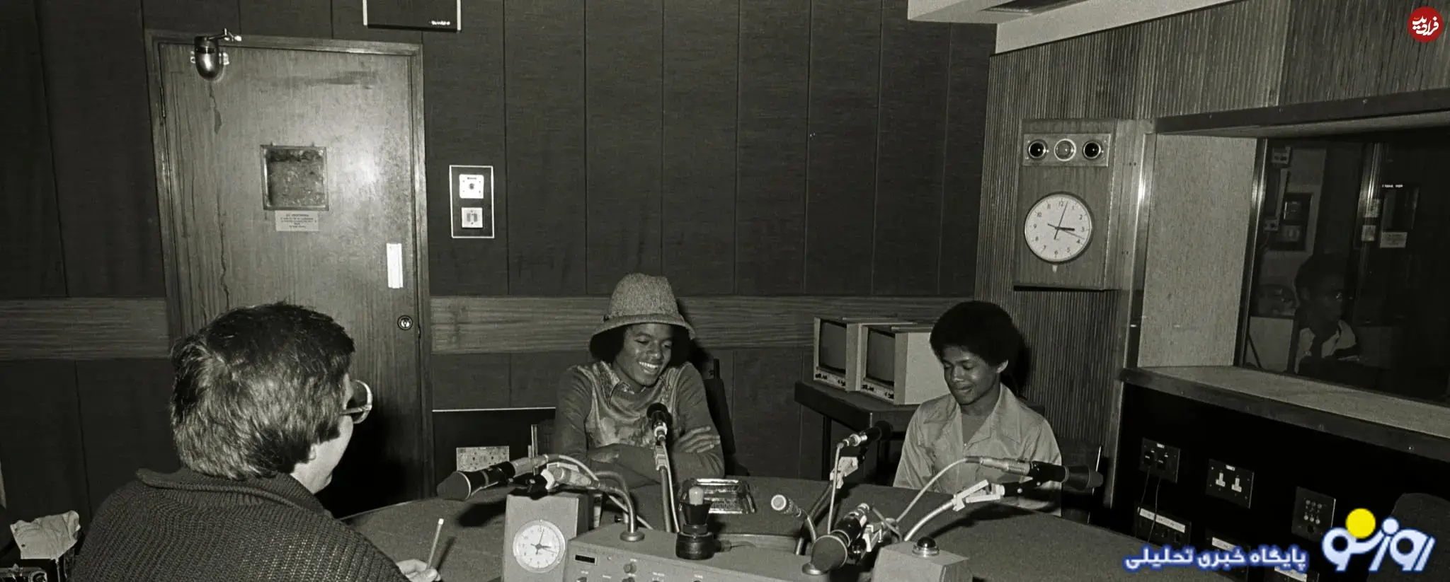 مایکل جکسون در رادیو بی‌بی‌سی در لندن