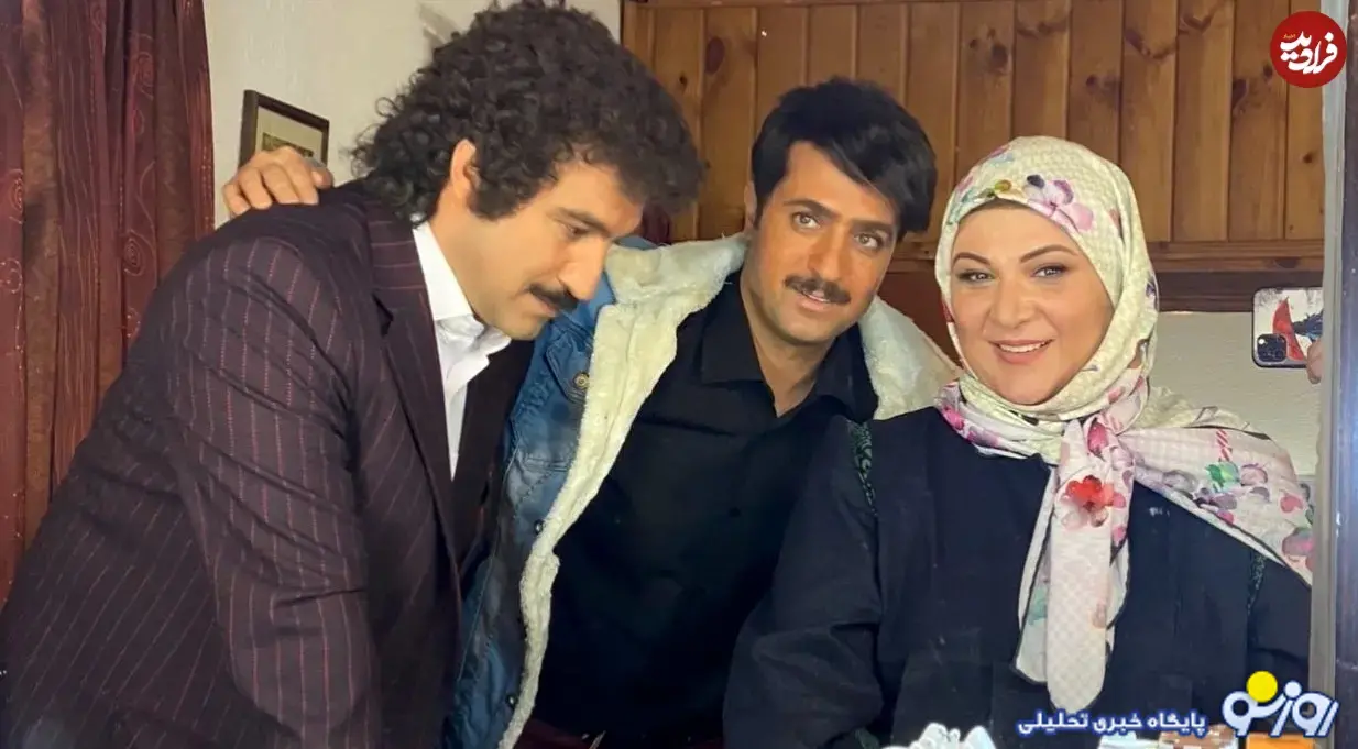 هما، نقی و ارسطو در اتاق گریم سریال پایتخت هما، نقی و ارسطو در اتاق گریم سریال پایتخت